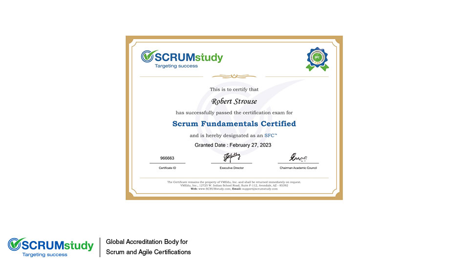 Custo da certificação Agile Scrum Master na Ireland